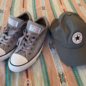 Converse Shoes and Hat Combo